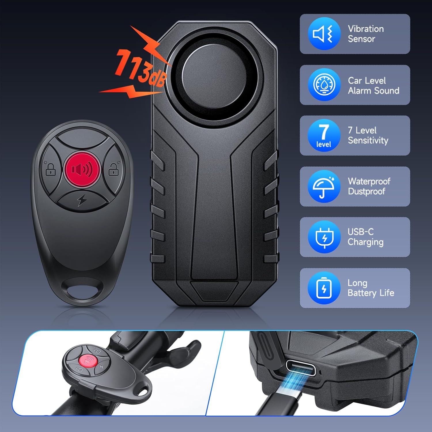Key features of HAPYTHDA Anti-Theft Alarm