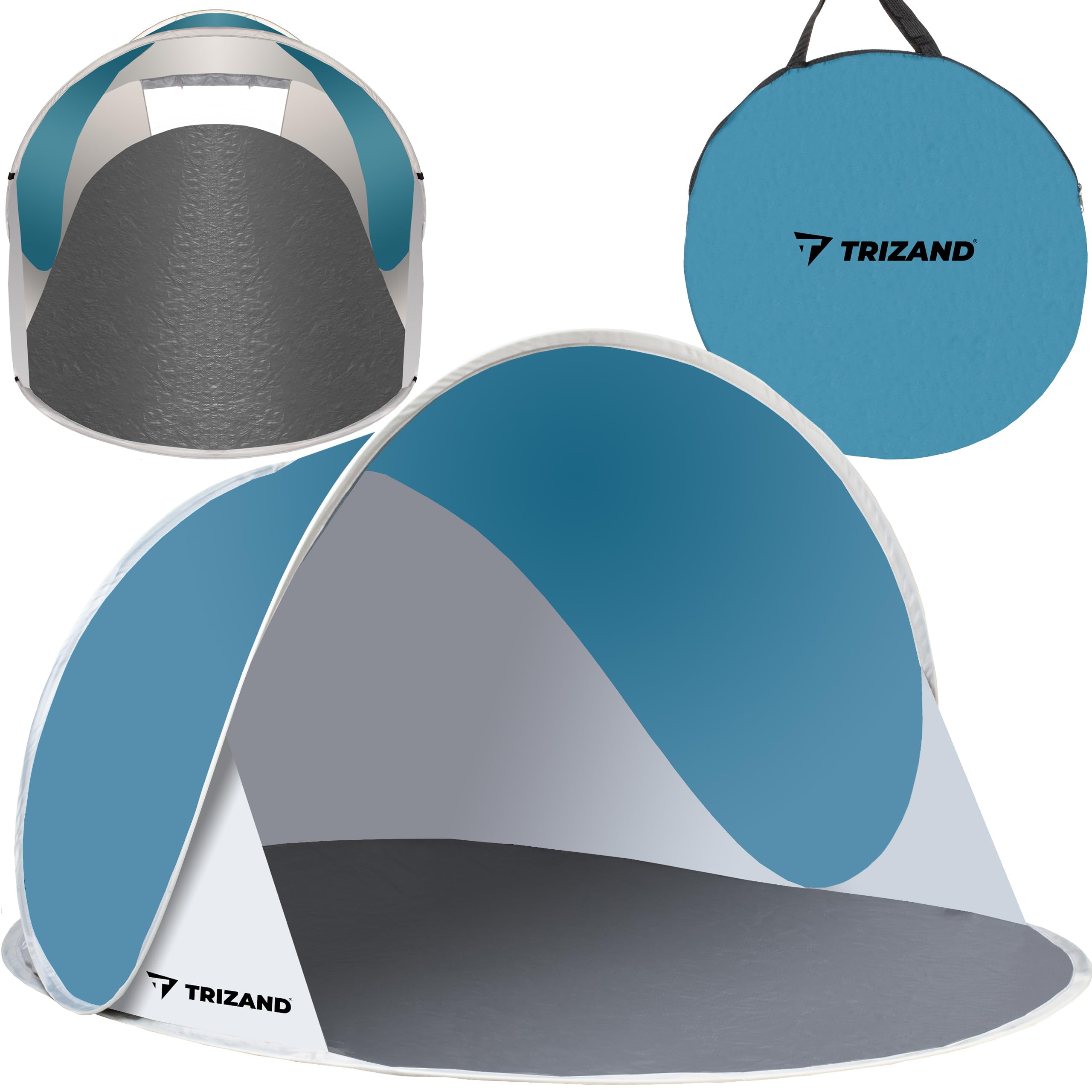 Tenda da spiaggia pop up, protezione UV, leggera, 10178, dimensioni: 145 x 100 x 70 cm
