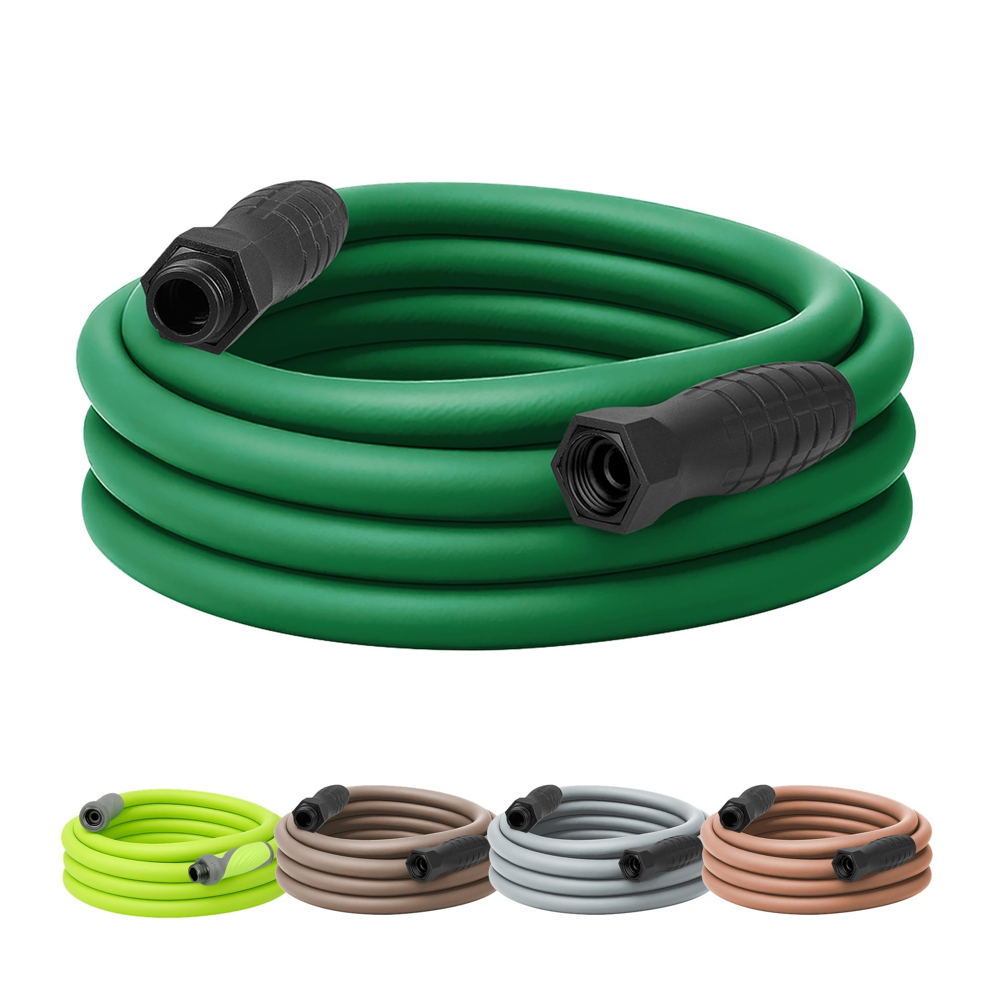 Colors™ SwivelGrip® Gartenschlauch, 1,6 cm x 6,5 m, 1,9 cm – 29,5 cm GHT, Waldgrün