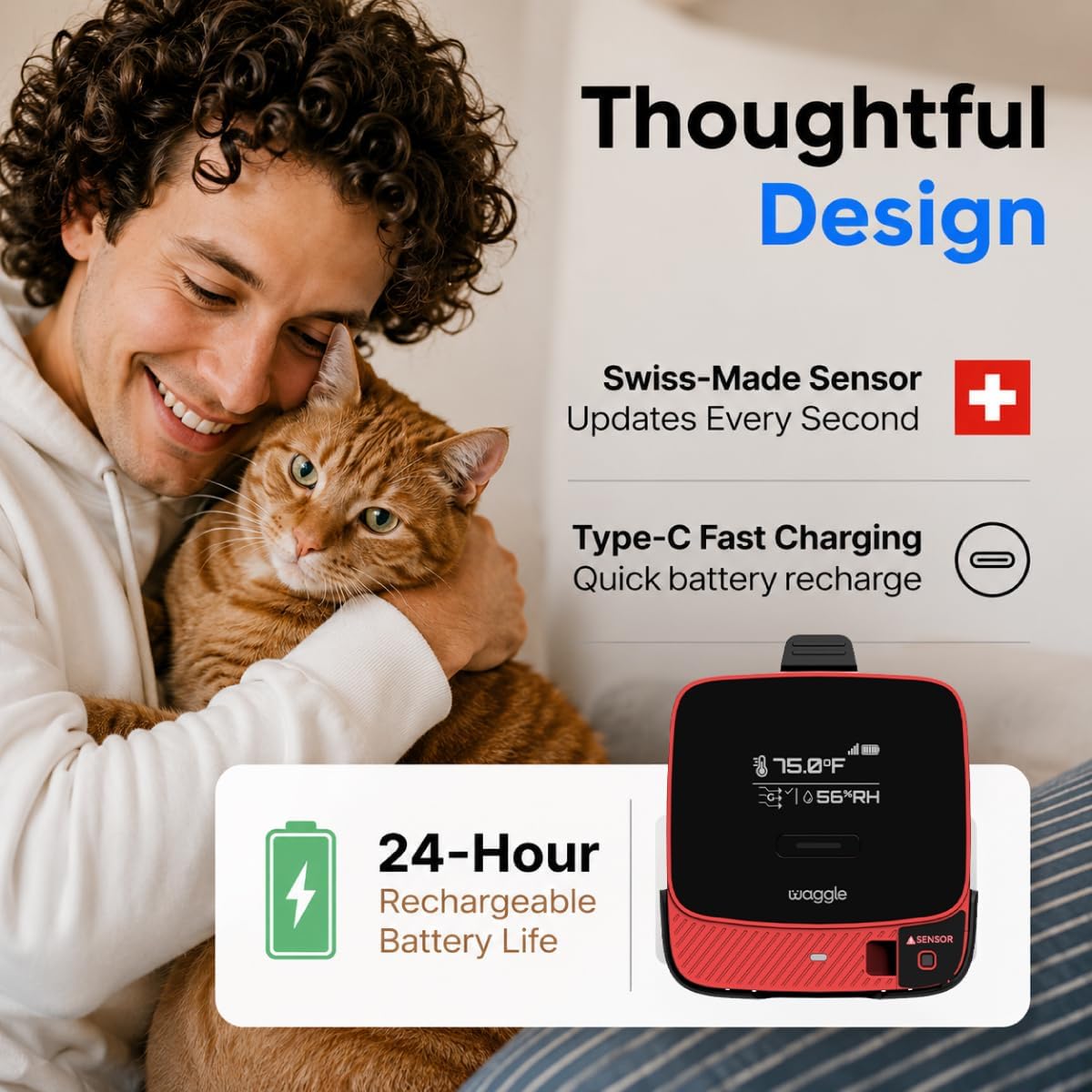 Waggle 4G LTE Pet Monitor PRO + RV Mini Camera - Cellular Temperature & Humidity Monitor, Real-time Alerts - RV/Camper/Van/Car Monitoring - Subscription Required 5 71PHBZQCDbL. AC SL1200