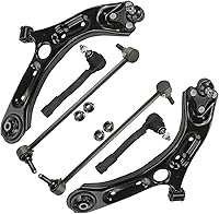 Vista 70 de Detroit Axle - Kit de extremo delantero para Chrysler 300 Dodge Charge 2011-2018 Challenger, 2 brazos de control traseros inferiores, 2 barras