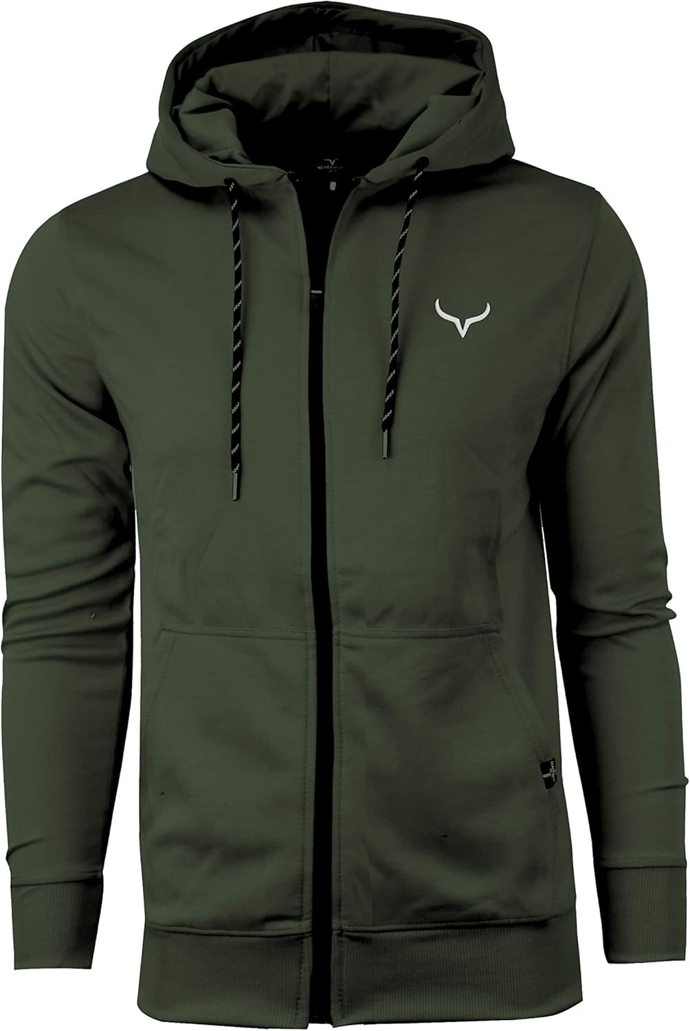 SCREENSHOT Sports Men's Gym Workout Full-Zip Hooded Active Sweatshirt - Image 2