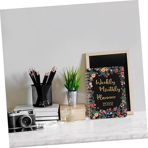 Miniatura 4 de Tofficu 2 Pcs 2022 2022 Agenda The Office Notebook College Ruled Notebook 2022 Daily Appointment Book Daily Planner Spiral Notebooks Schedule