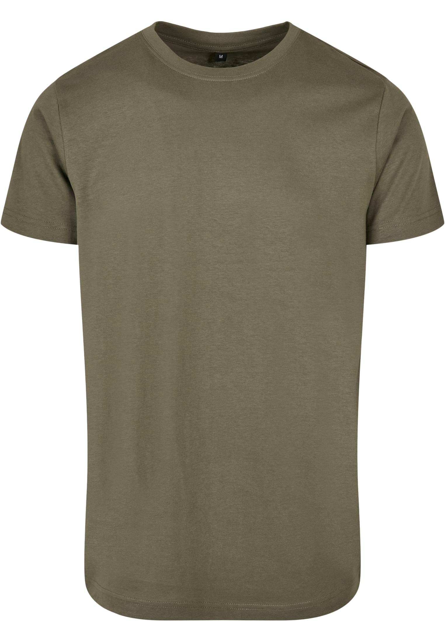 Build Your Brand Bb010-basic Round Neck T-Shirt, T-Shirt Uomo, Oliva, M