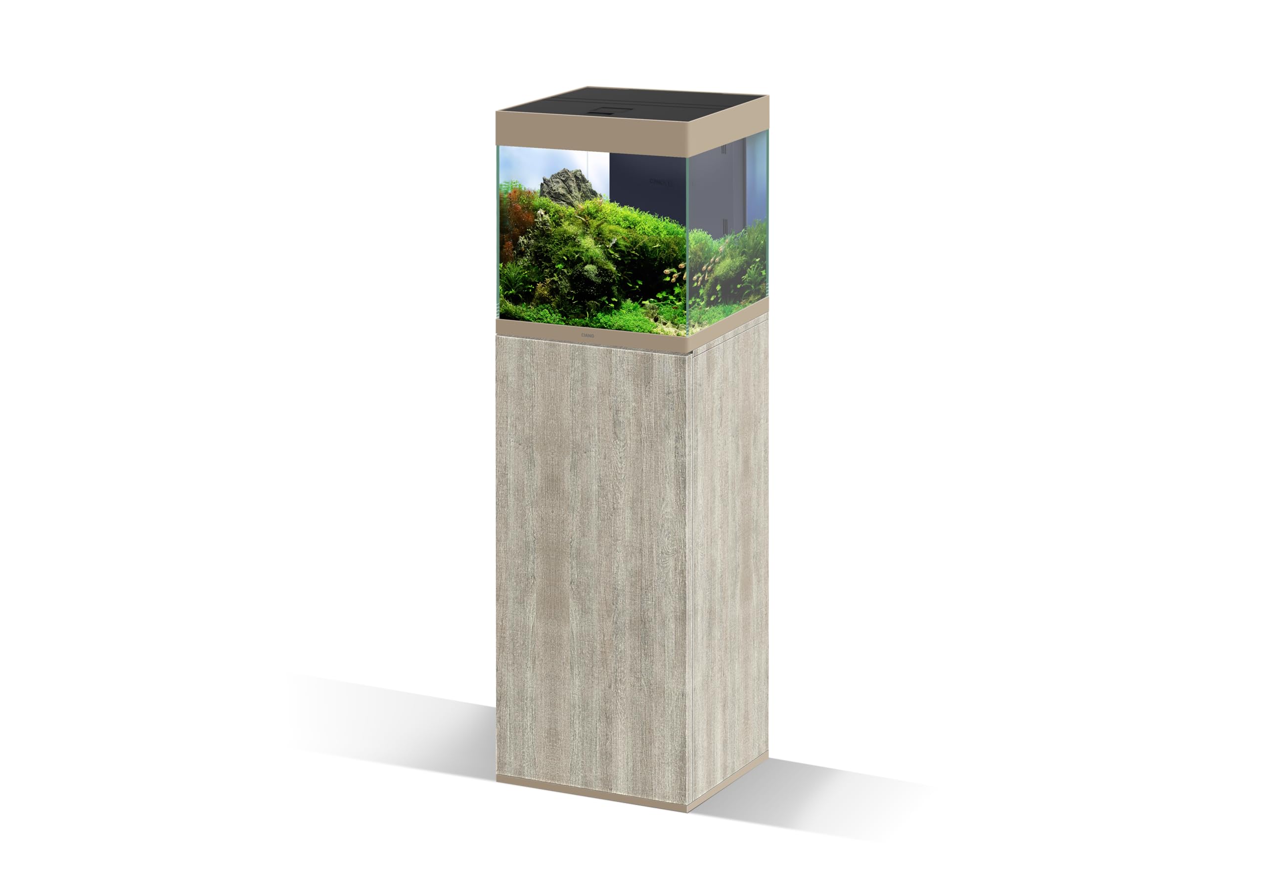 CIANO, Mueble Emotions Pro 40 Mystic para Acuario 95x40x40 cm de Madera - Soporte con 1 Puerta y Compartimento para Almacenamiento, Mesa de Acuario para Peces