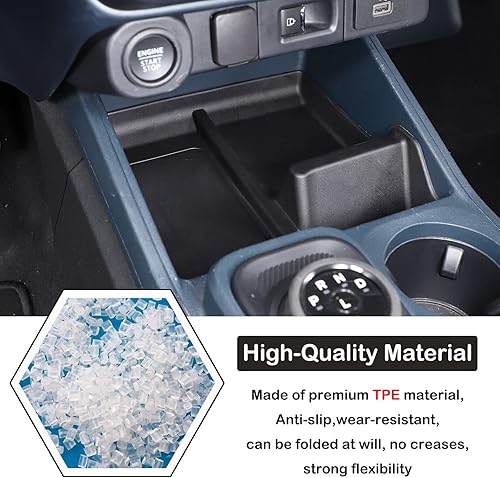 Miniatura 4 de Organizador de consola central de automóvil compatible con Ford Maverick 2022 2023 con ranura de control central bandeja de almacenamiento caja de