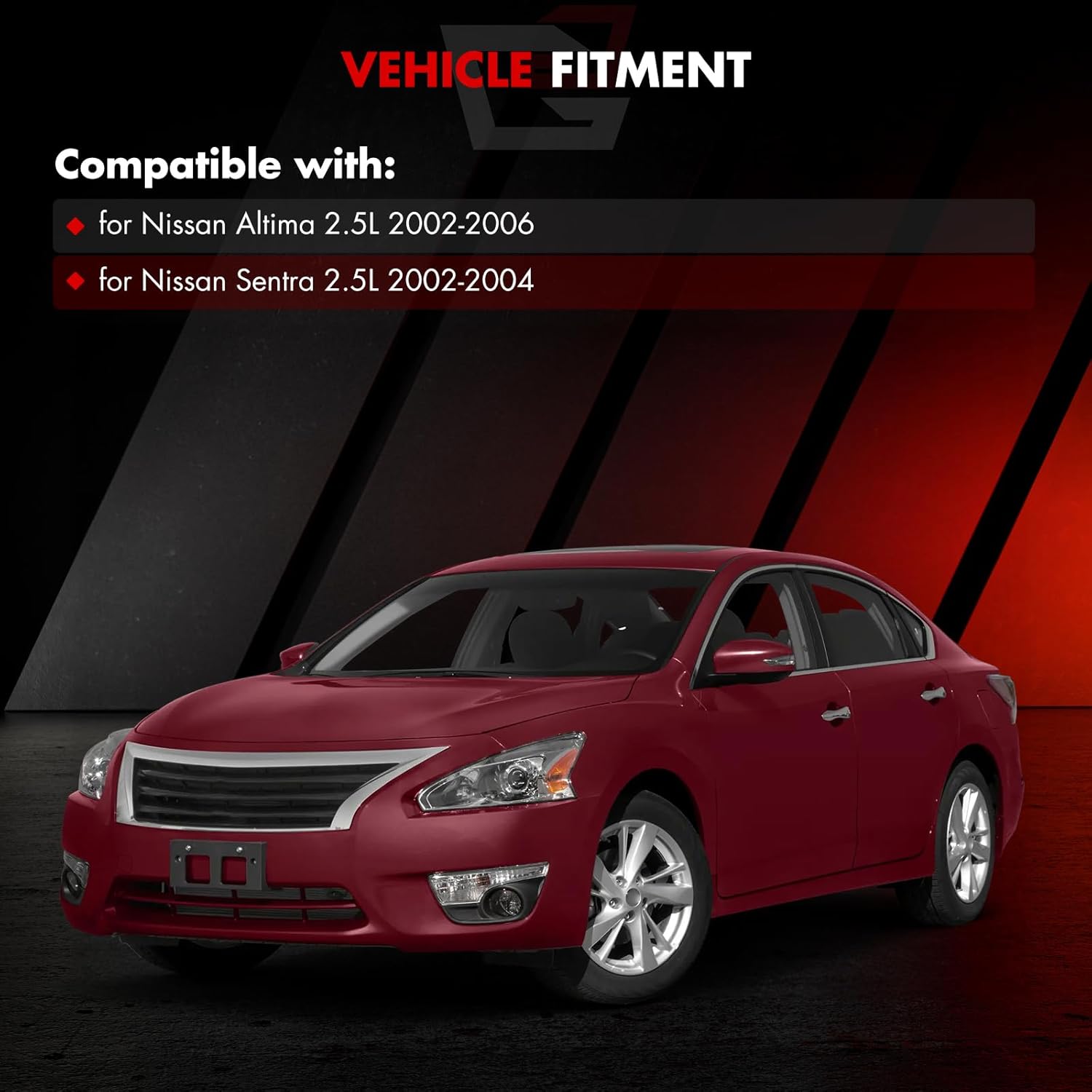 23100-8J000 400-44053 New Alternator Compatible with 2002-2006 for Niss-an for Altima for Sentra 2.5L Alternator 110AMP 12V High Output Alternator 13939 AHI0065