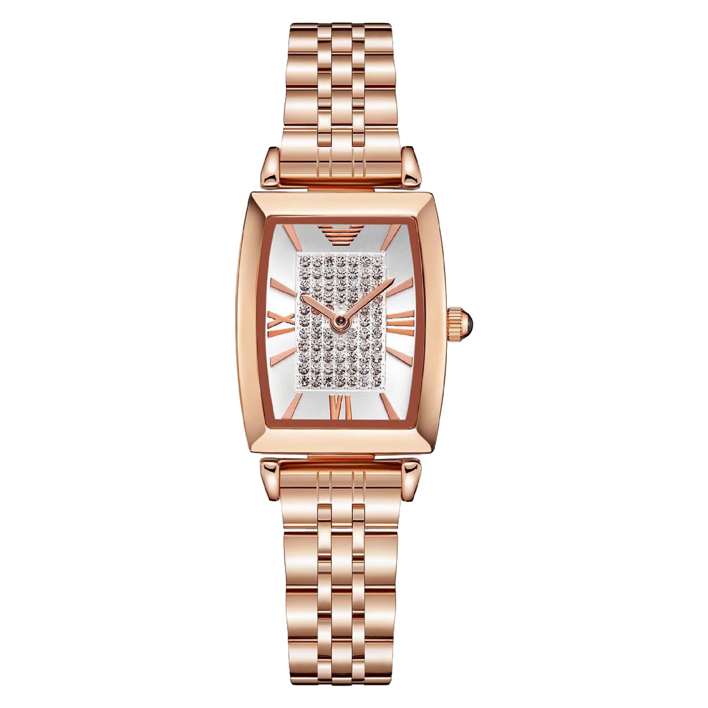 ORSGA Stainless Steel Womens Watches Elysian Stylish Watch For Women Analog Gold Square Dial Women Wrist Watch - Diamond Ladies Watch, Band Color:Rose Gold (B0CRZ2YGH7) Amazon Price History, Amazon Price Tracker