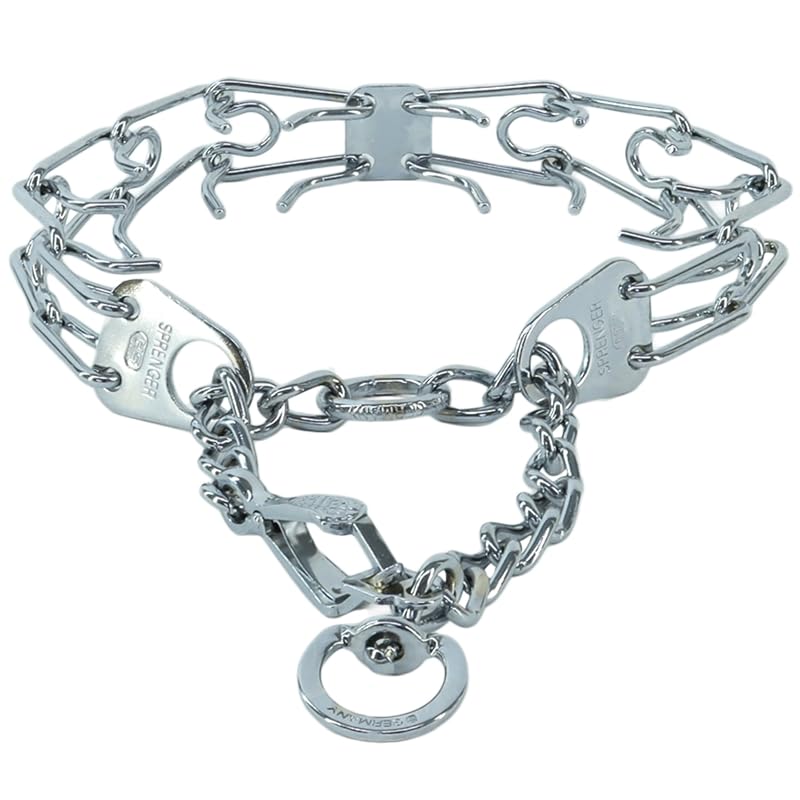 Coleira de Pinos para Cães Grandes Herm Sprenger com Engate Rápido Coastal, Large