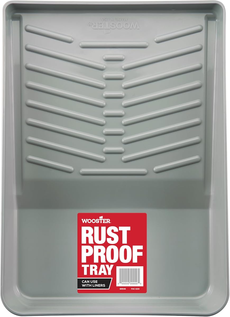 Wooster Brush BR549-11" Deluxe Plastic Tray, 11-Inch , Grey
