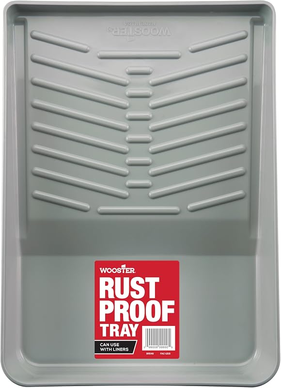 Wooster Brush BR549-11" Bandeja de plástico de lujo, 11 pulgadas, gris