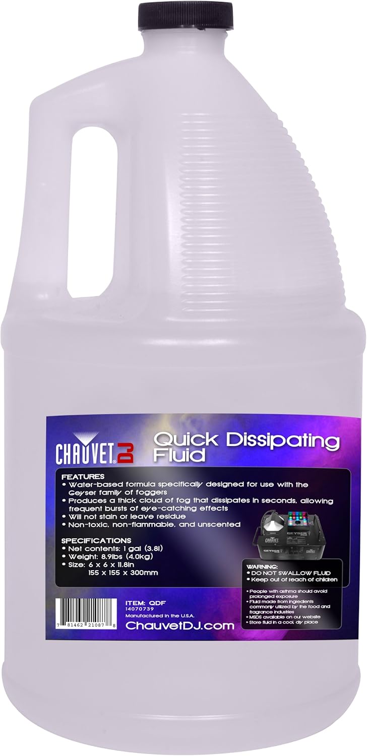 CHAUVET DJ QDF Quick Dissipating Fog Machine Fluid 1