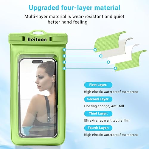 Miniatura 10 de Funda impermeable universal para teléfono celular con cordón para iPhone 15 14 13 12 Pro Max Xs Max XR X 8 7 6S Plus SE, Galaxy S22 S21 S20 S10