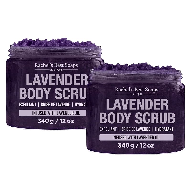 Esfoliante corporal de lavanda BEAUTYfRIZZ, 340 g