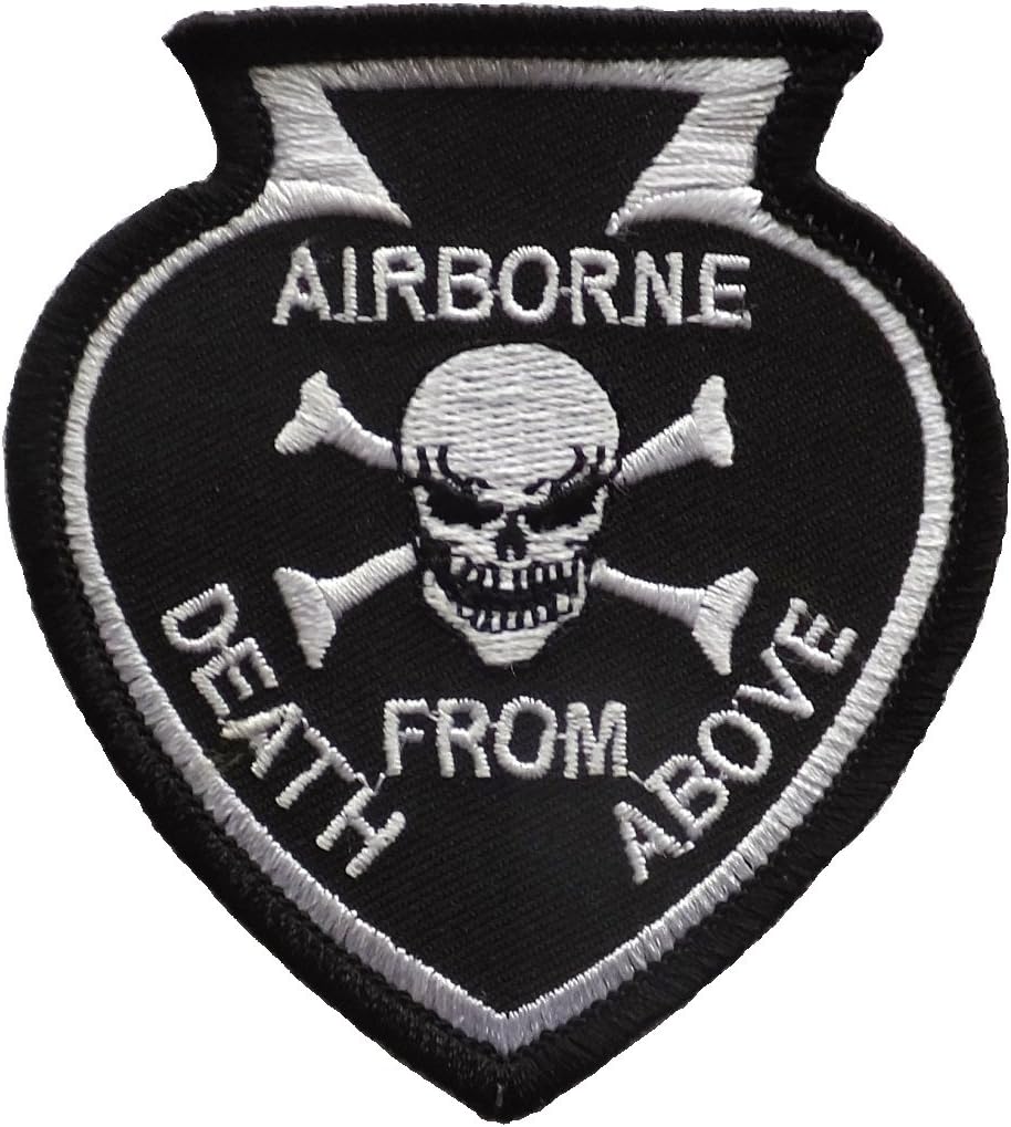 Amazon ミリタリー ワッペン アメリカ軍 パッチ エアボーン Death From Above ノーマル仕様 並行輸入品 ワッペン アップリケ 通販