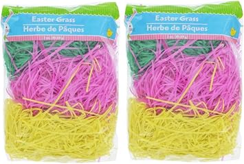 Easter Grass Tricolor - 3 oz Bag pack of 2