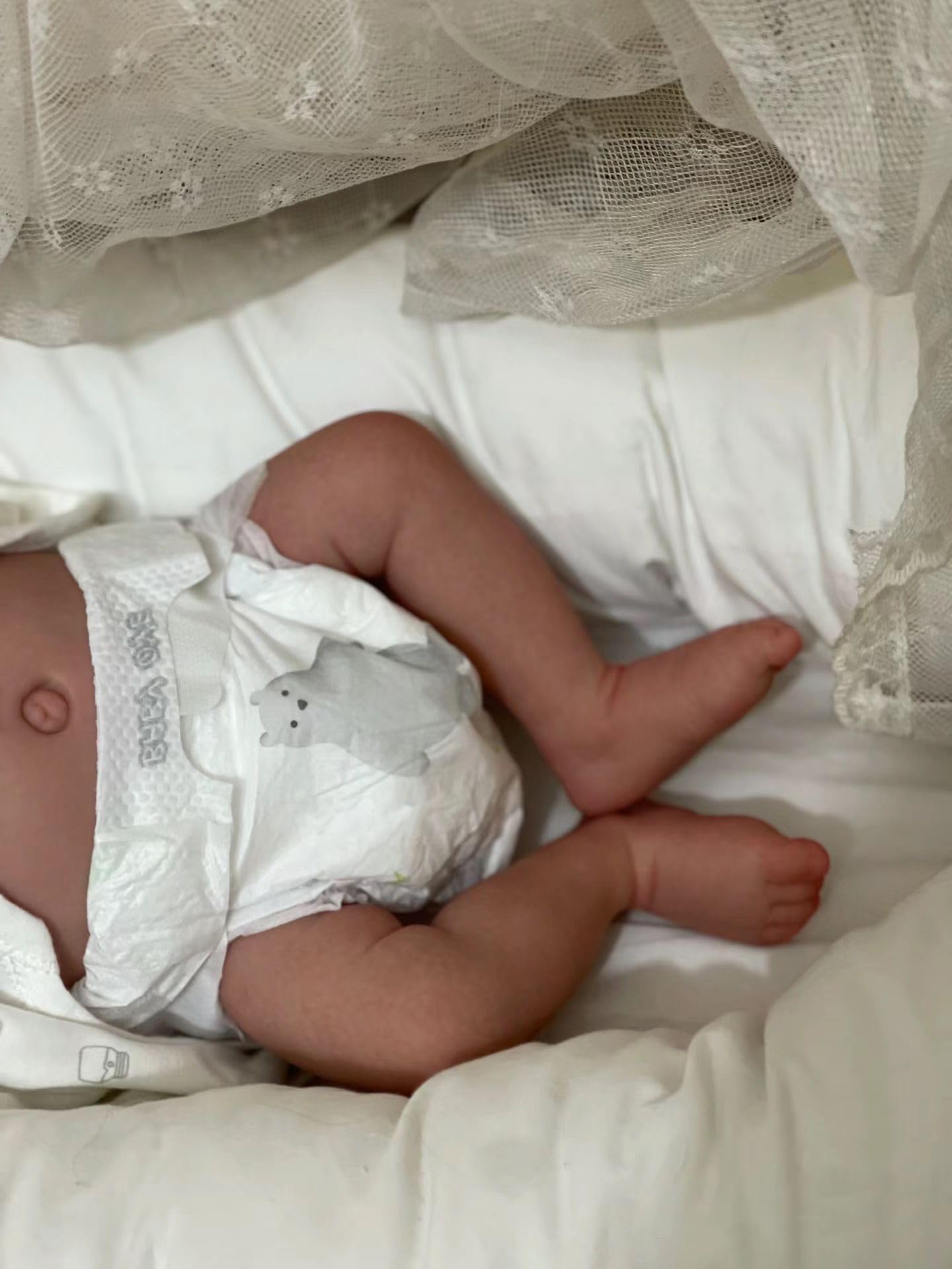 lalki Reborn dla chłopców 19 cali, ręcznie robione, realistyczne lalki Reborn, miękki korpus z tkaniny, wygląda i czuje się dokładnie jak prawdziwe dziecko, dziecko z zamkniętymi oczami