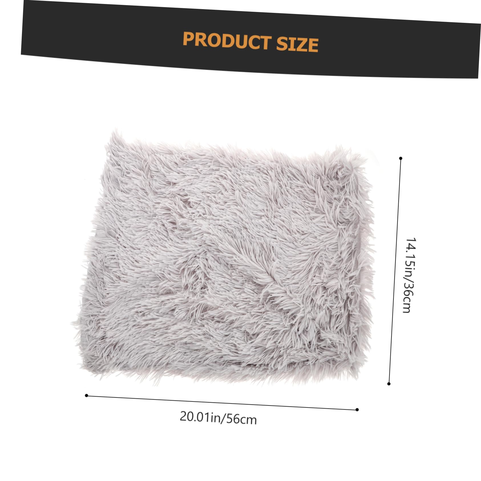 ibasenice 1Pc Pet Plush Mat Comfortable Dual Sleeping Cushion for Cats and Dogs Washable and Durable Floor Pad for Crates Sofas and Car Seats Pet Supplies