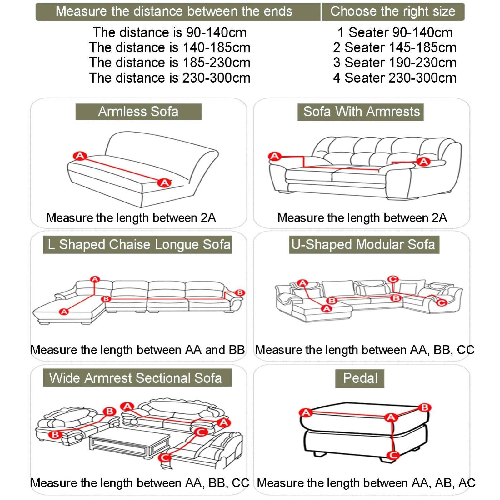 Copridivano universale antiscivolo, elasticizzato, morbido, protezione futon, per divano a 1/2/3/4 cuscini, grigio fumo (90-140 cm), copertura per un facile rinnovamento della casa