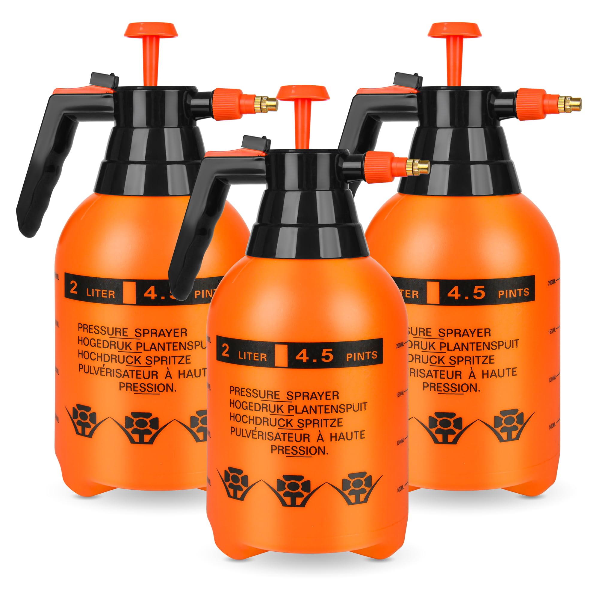 TREEHAC 3-Pack Handheld Pump Sprayer