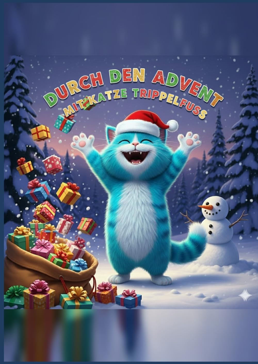 Durch den Advent mit Katze Trippelfuß: Activitybuch für Vorschulkinder