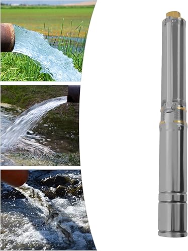 Miniatura 2 de Bomba de pozo sumergible para pozo profundo, tubo de diámetro exterior de 3.8 pulgadas, 110V60HZ 1.1KW 1.5HP, bomba de pozo sumergible de acero