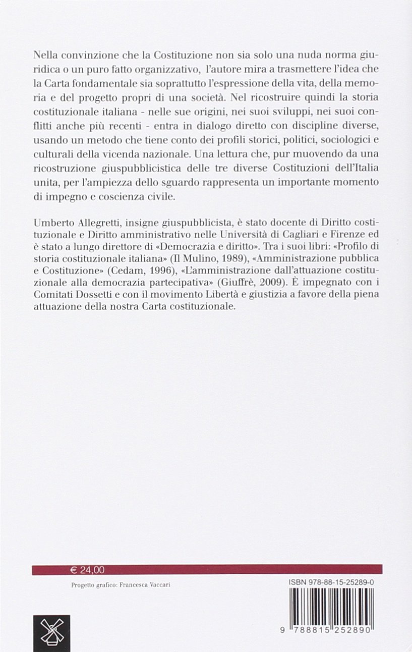 Storia costituzionale italiana. Popolo e istituzioni