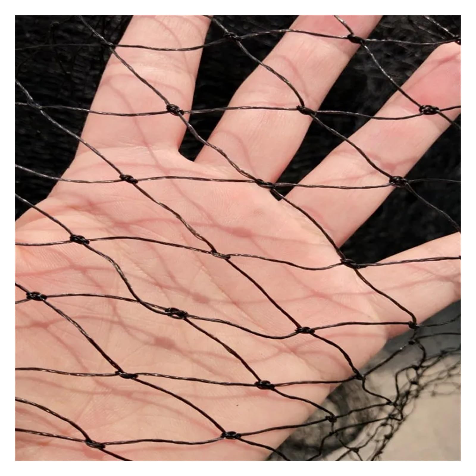Rete da giardino, rete antiuccelli, Rete for recinzione da giardino multicolore, diverse misure(Black,10m)