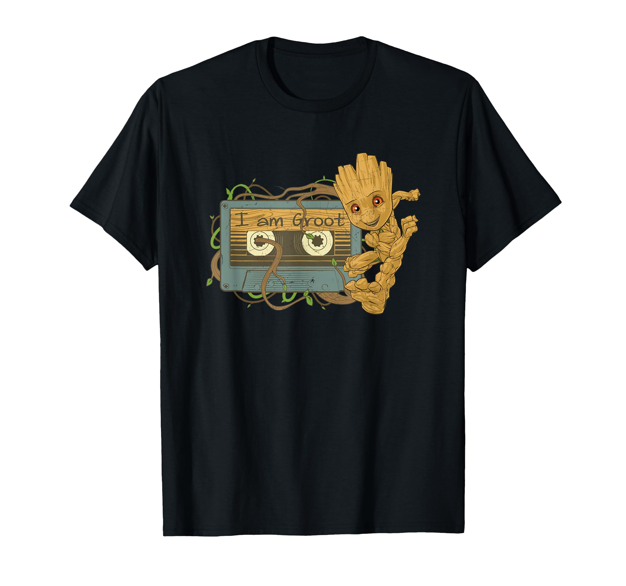 Marvel Guardians of the Galaxy I Am Groot Mixtape T-Shirt