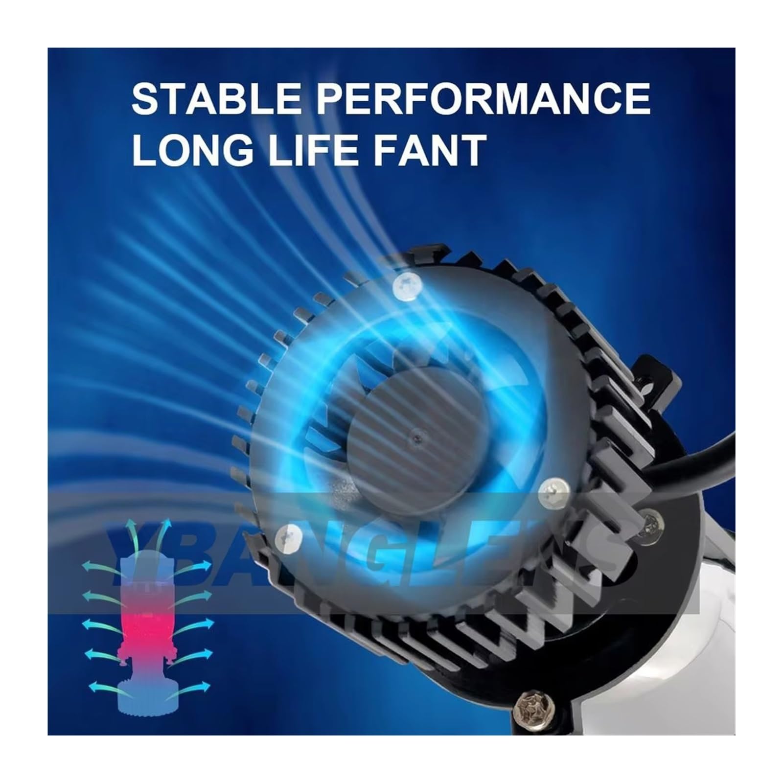 Ensemble de phare Lentille LED H4 Triple Couleur Pour Mini Projecteur, Phares LED H4 3000K 4300K ​​6000K, Ampoule Canbus H4, Faisceau Haut Et Bas(3000K 4300K 6000K,Conduite à droite)