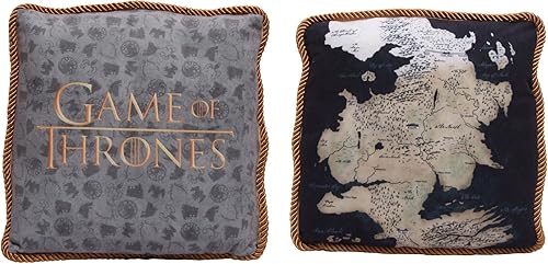 Miniatura 2 de Factory Entertainment Juego de Tronos Westeros Map - Almohada con diseño de mapa del norte