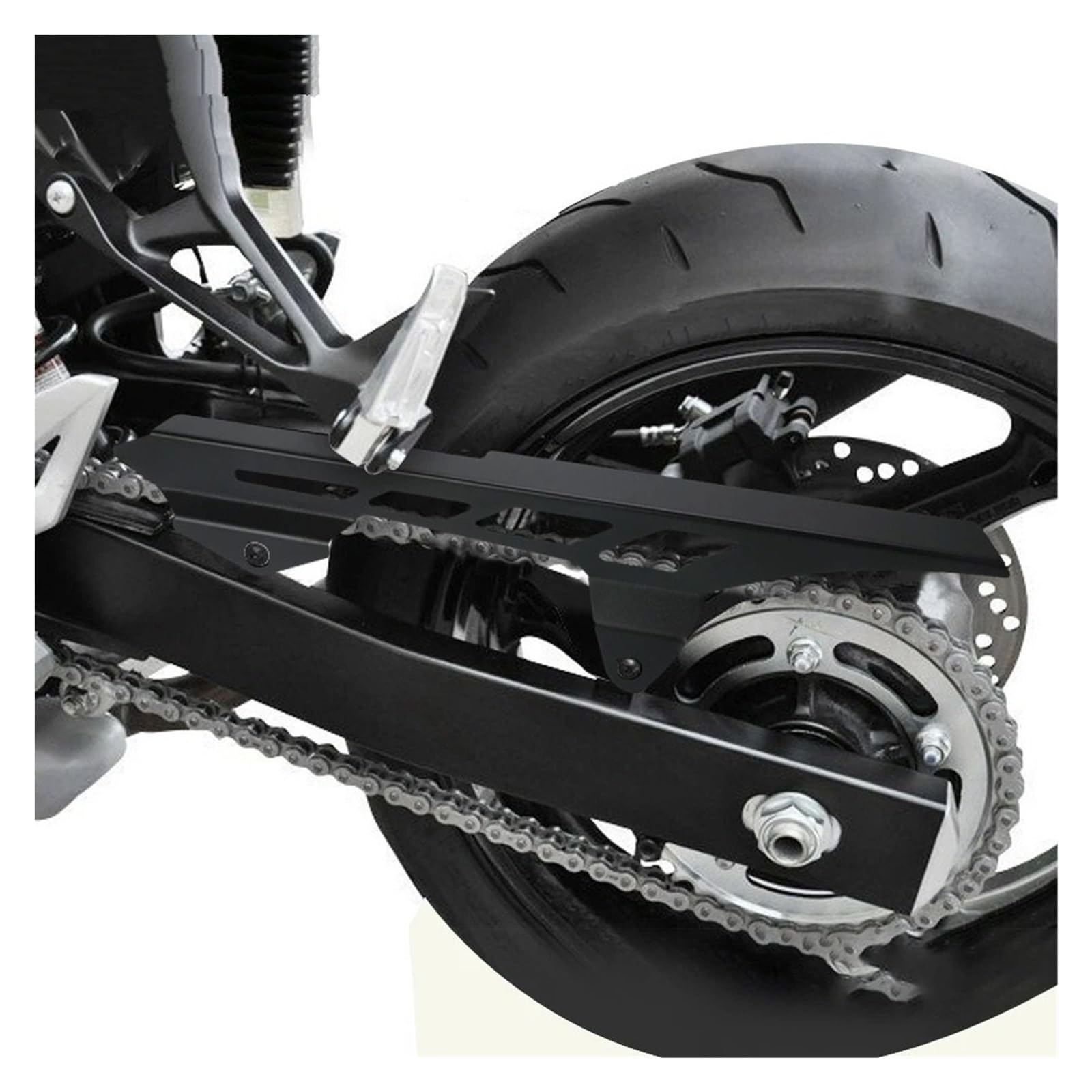 Pasuje Do Suzuki GSX650F GSF600 Bandit SV650 N/S 1999-2016 Osłona Łańcucha Zębatki Tylnej Błotnika osłona zębatki silnika łańcucha