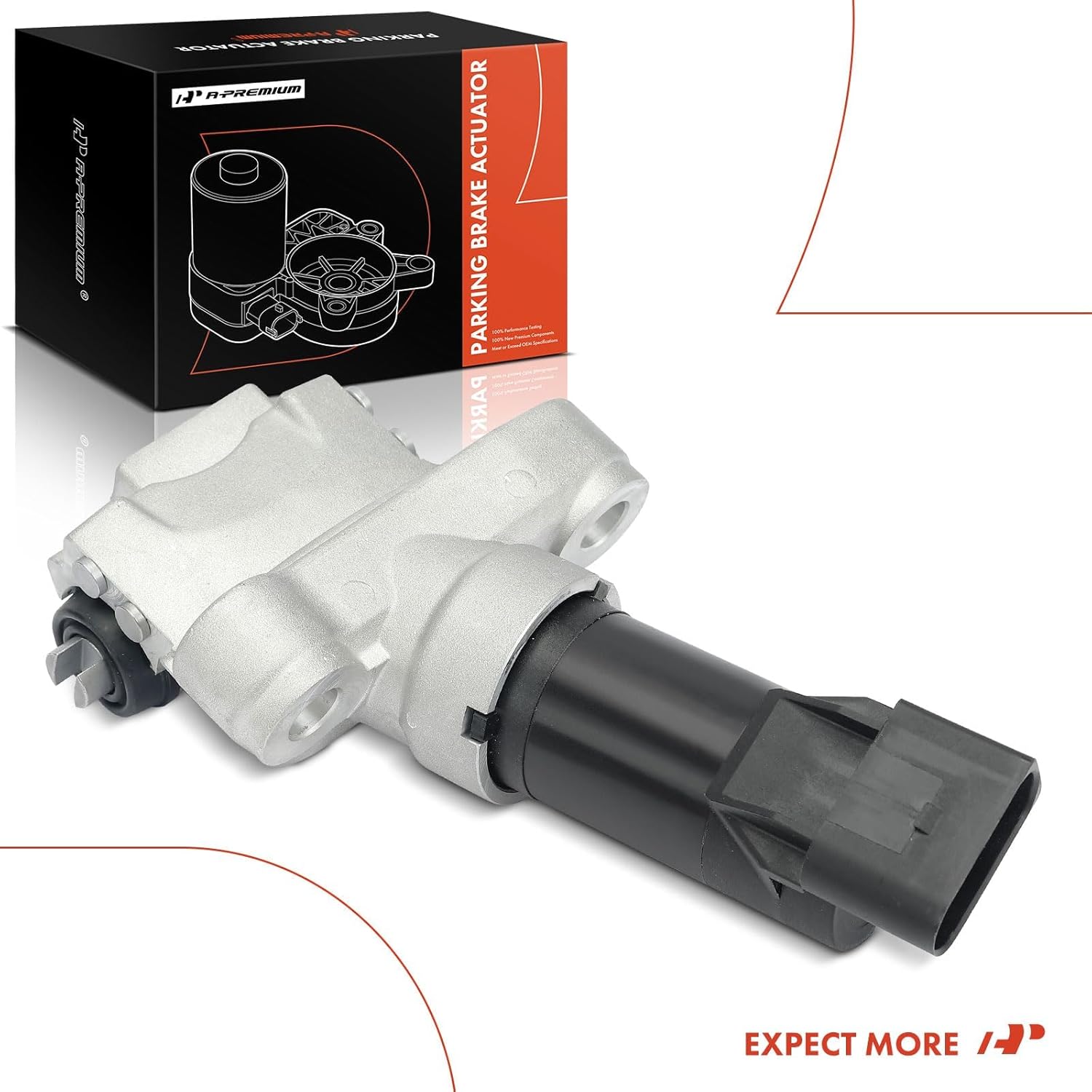 A-Premium Rear Right Parking Brake Actuator Compatible with Porsche and Volkswagen Models - Cayenne 2011-2018, Touareg 2011-2016