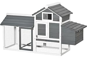PawHut 59" Small Wooden Chicken Coop Frame Kit