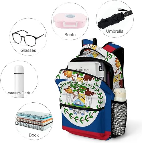Miniatura 4 de Banderas de viaje para laptop con la bandera de Belice, unisex, a la moda, para la universidad