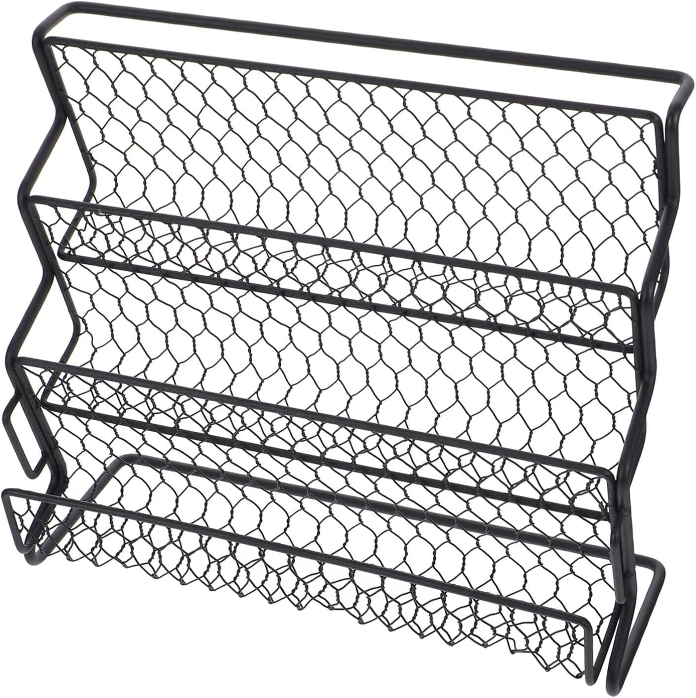 1pc Spice Rack Storage Stand Storage Shelfs Blackstome