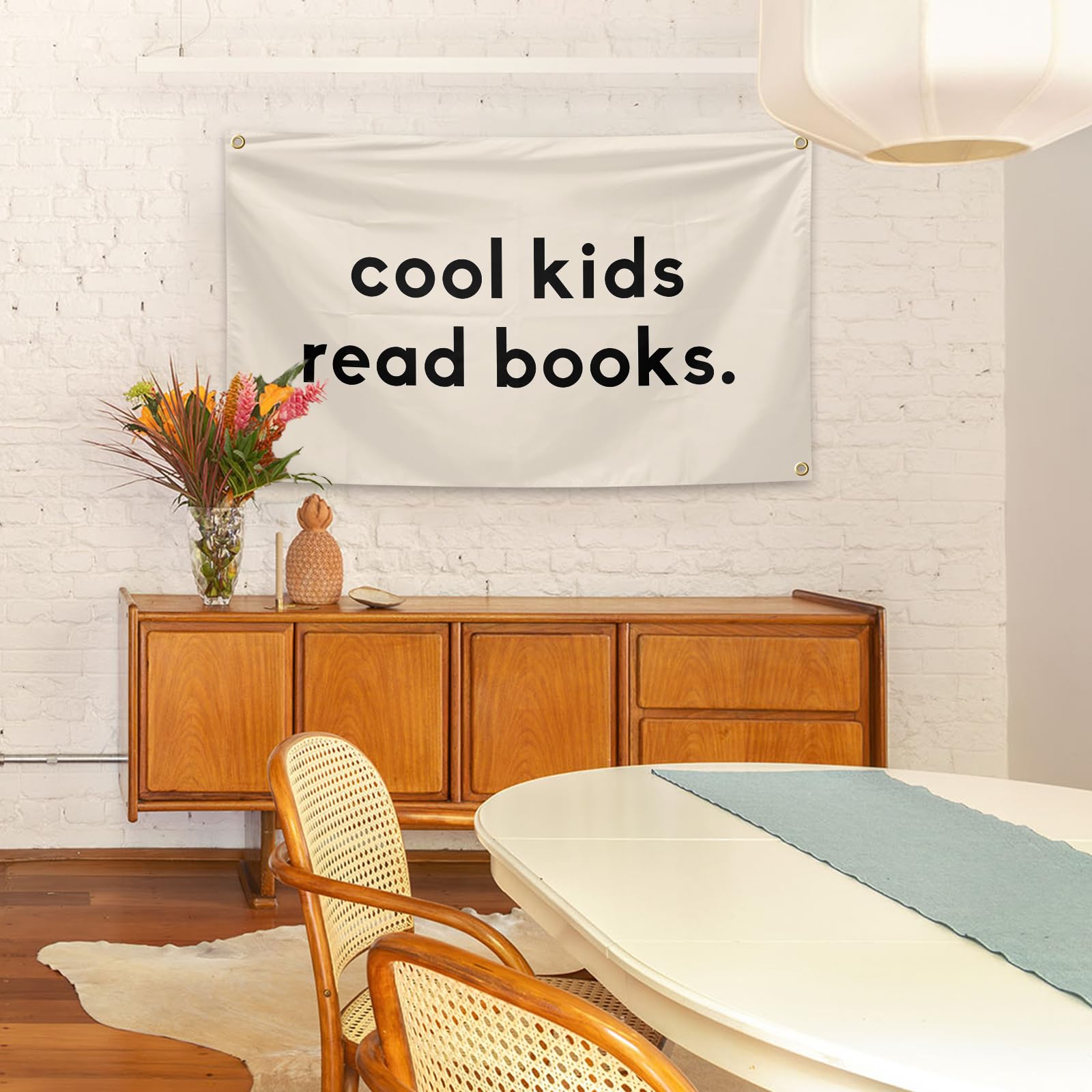 Cool Kids Read Books Wall Hanging Tapestry 3x5 Ft Funny Tapestry for Kids Classroom School Reading Corner Wall Decor - Image 4
