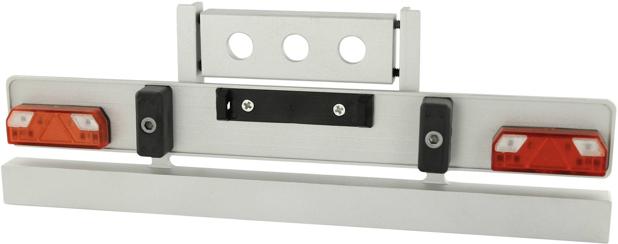 Carson Modellsport 500907075 1:14 Euro Bumper TAM Cooling Trailer, Model Building Accessories, Truck Model Building, RC Vehicle, RC Accessories, Accessories for Truck Model Making, Silver