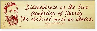 CafePress Thoreau Disobedience Sticker (Bumper 50 pk)