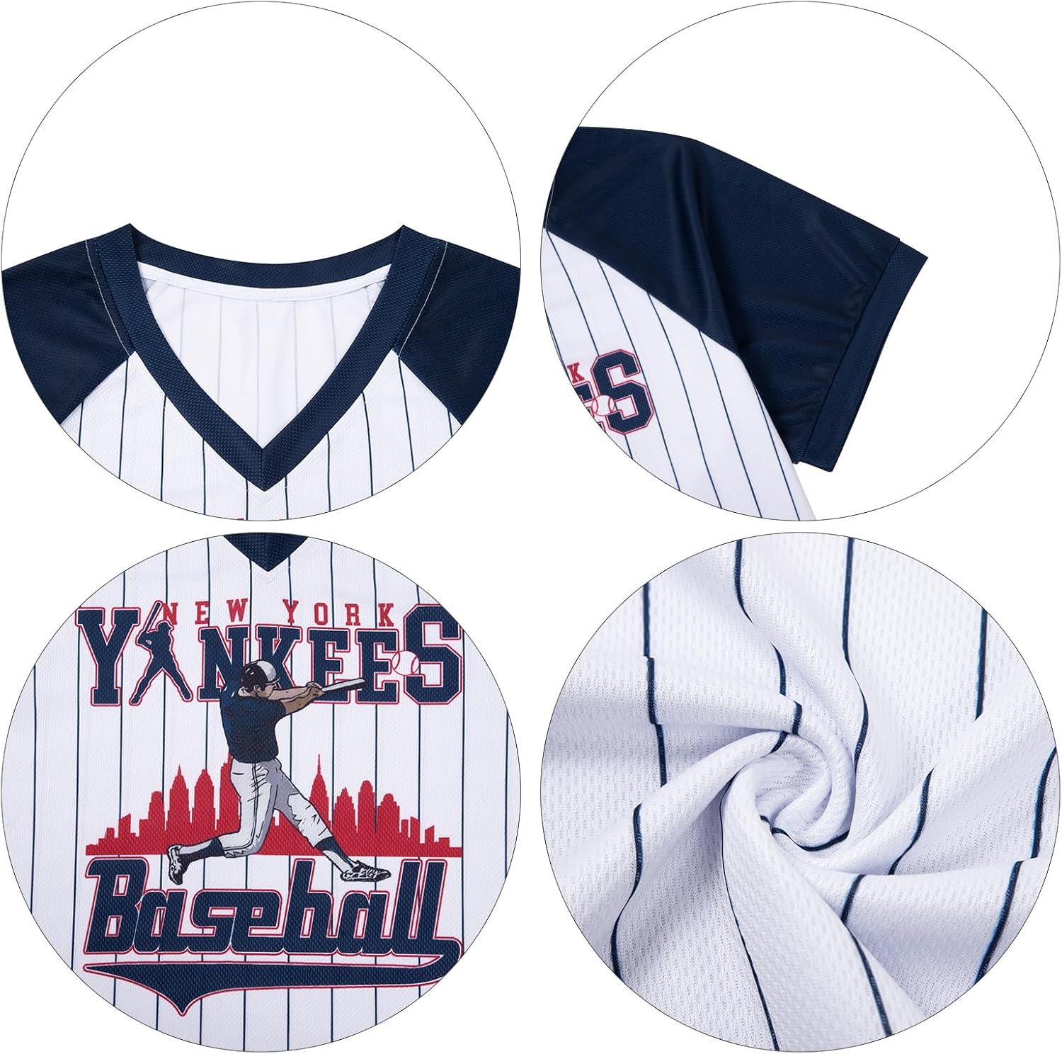 Baseball Graphic Shirts for Women Baseball Fan T-Shirts Baseballs Team Tee Game Day Outfits Casual Tops - Image 5