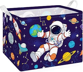 Collapsible Laundry Basket Waterproof Fabric Storage Bin with Handles
