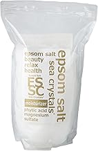 Epsom Salt Sea Crystals Bath Salts with Measuring Spoon (Moisturizer) Made in Japan