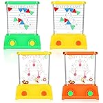 Gejoy 4 Pieces Water Games Handheld Christmas Stocking Stuffers Water Ring Toss Game Mini Retro Games Pastime Toys Car Toys Birthday Party Favor for Christmas Kids Children Gifts(Fresh Style)