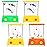 Gejoy 4 Pieces Water Games Handheld Christmas Stocking Stuffers Water Ring Toss Game Mini Retro Games Pastime Toys Car Toys Birthday Party Favor for Christmas Kids Children Gifts(Fresh Style)