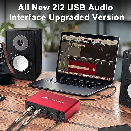 Miniatura 4 de ZUZONG Interfaz de audio de 2 generación 2i2 con 48 V Phantom Power 24 bits192 kHz compatible con teléfono inteligente, tableta, PC, para