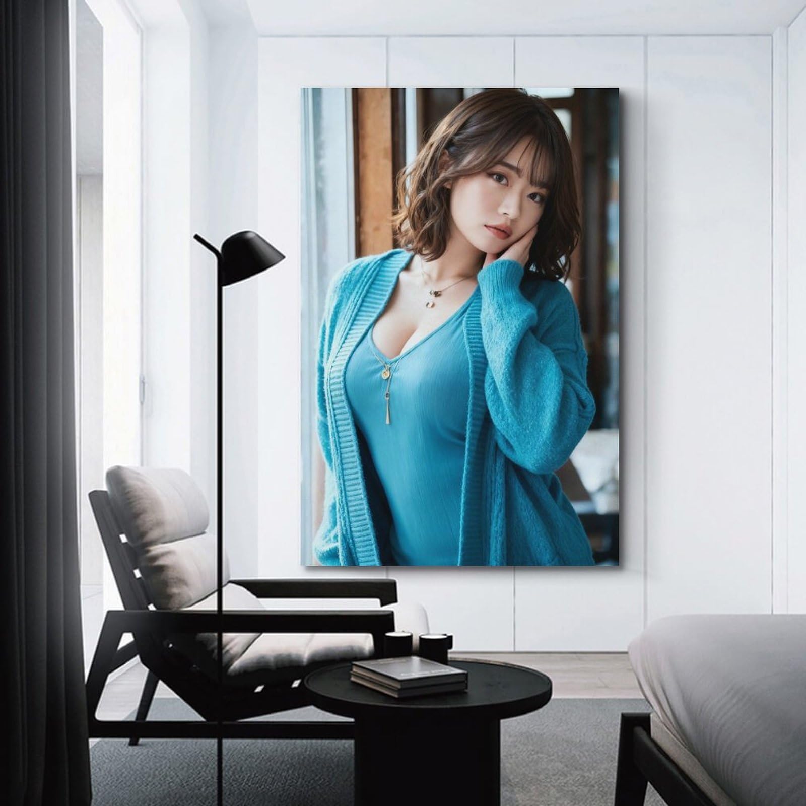 Amazon.co.jp: 山崎怜奈可愛いポスターアート パネル壁画モダン