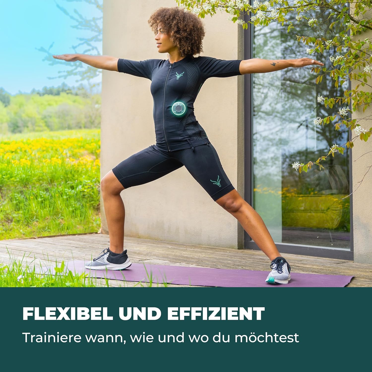 Antelope Evolution Frauen EMS Anzug Größe XS-XXL, Komplettsystem für effektives Ganzkörpertraining, Fitnessgerät für Zuhaus oder Studio, unterstützt beim Abnehmen und Muskelaufbau