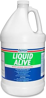 Dymon, ITW33601, Liquid Alive Odor Digester, 4 / Carton, White,Green