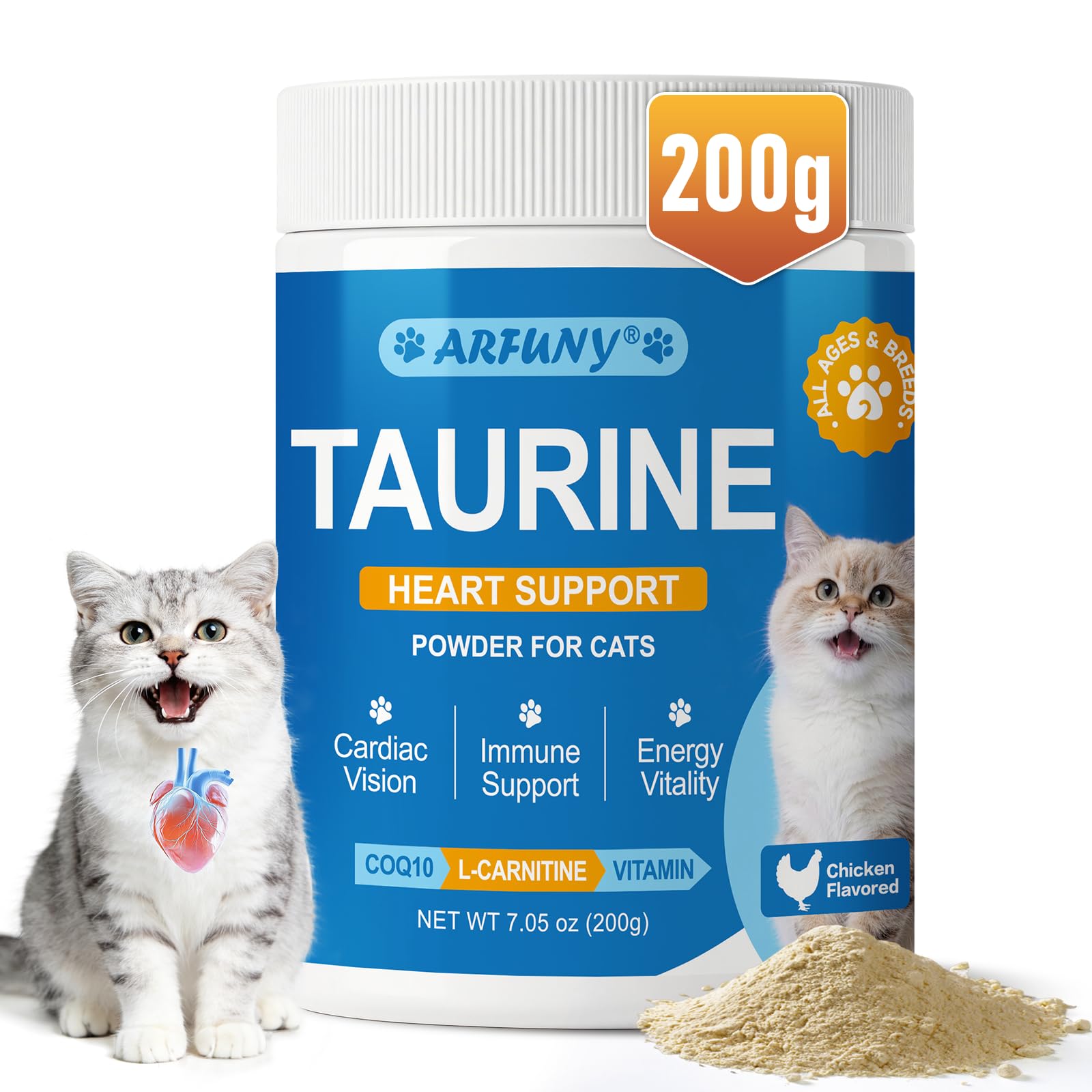 Poudre De Taurine pour Chat + Phéromones Apaisantes pour Chats