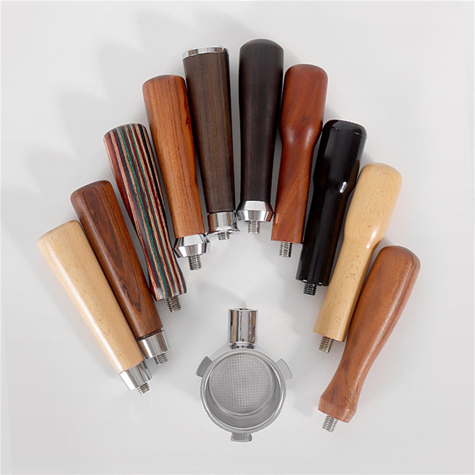 Portafiltro profesional para café espresso con cesta de filtro de 4 tazas, 51 mm, portafiltro sin fondo para EC9335/9665/9155